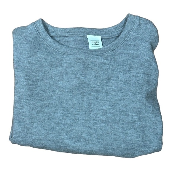 Melrose And Market Front Twist Gray Sweater Size L - Picture 3 of 5